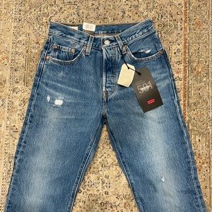 Brand new pair of Levi’s original 501s size 24